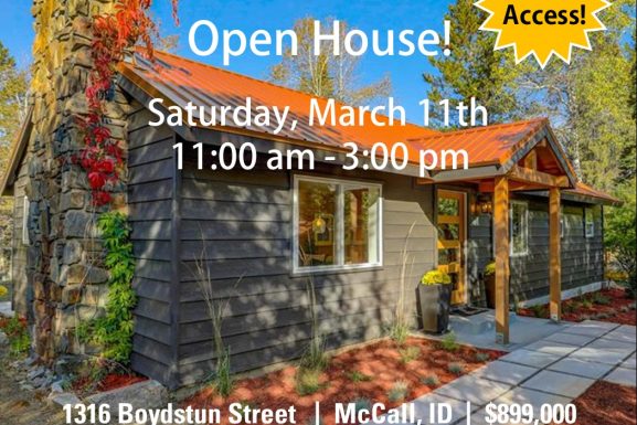 OPEN HOUSE – Saturday, March 11th